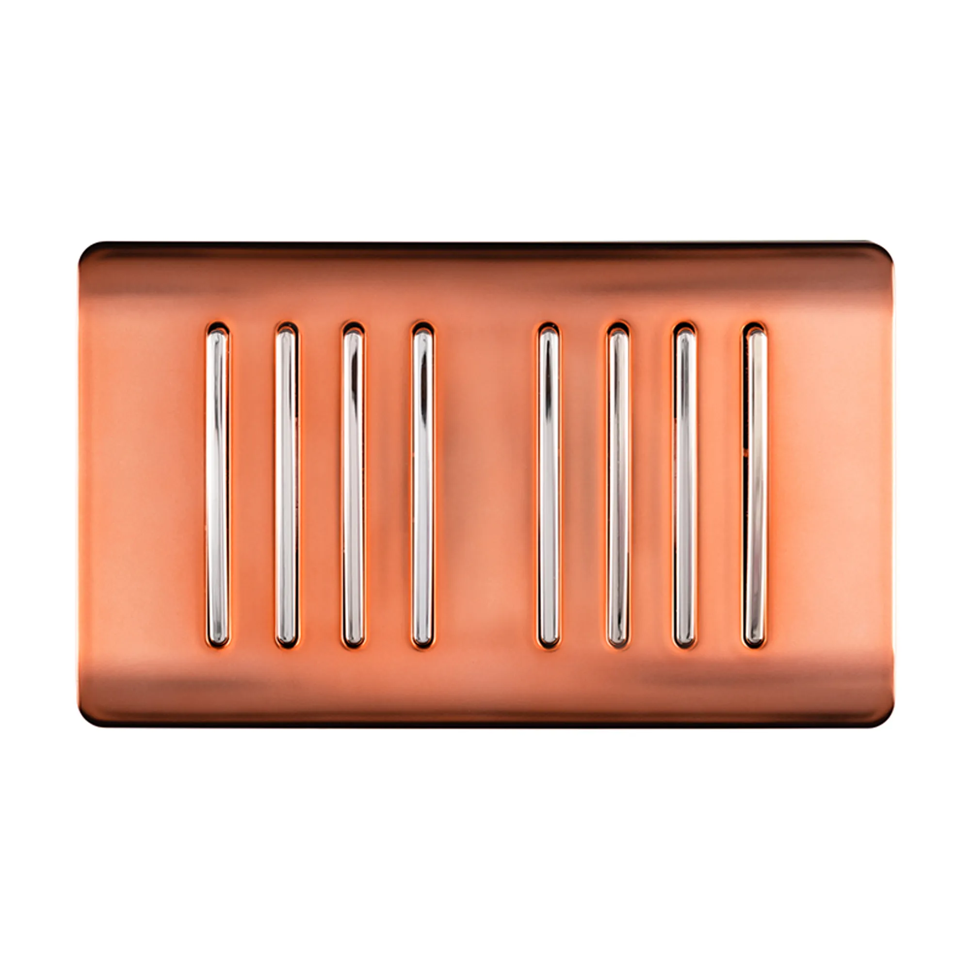 ART-SS88CPR  8 Gang 2 Way 10 Amp Rocker Twin Plate Copper